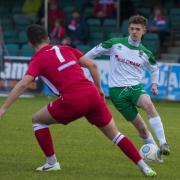 Doug Tuck in action for Bognor. Picture by Tommy McMillan