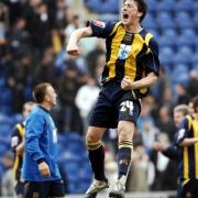 VICTORY: Tommy Elphick celebrate's Albion's win