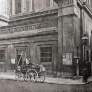 The police station at Brighton Town Hall in the 1800s