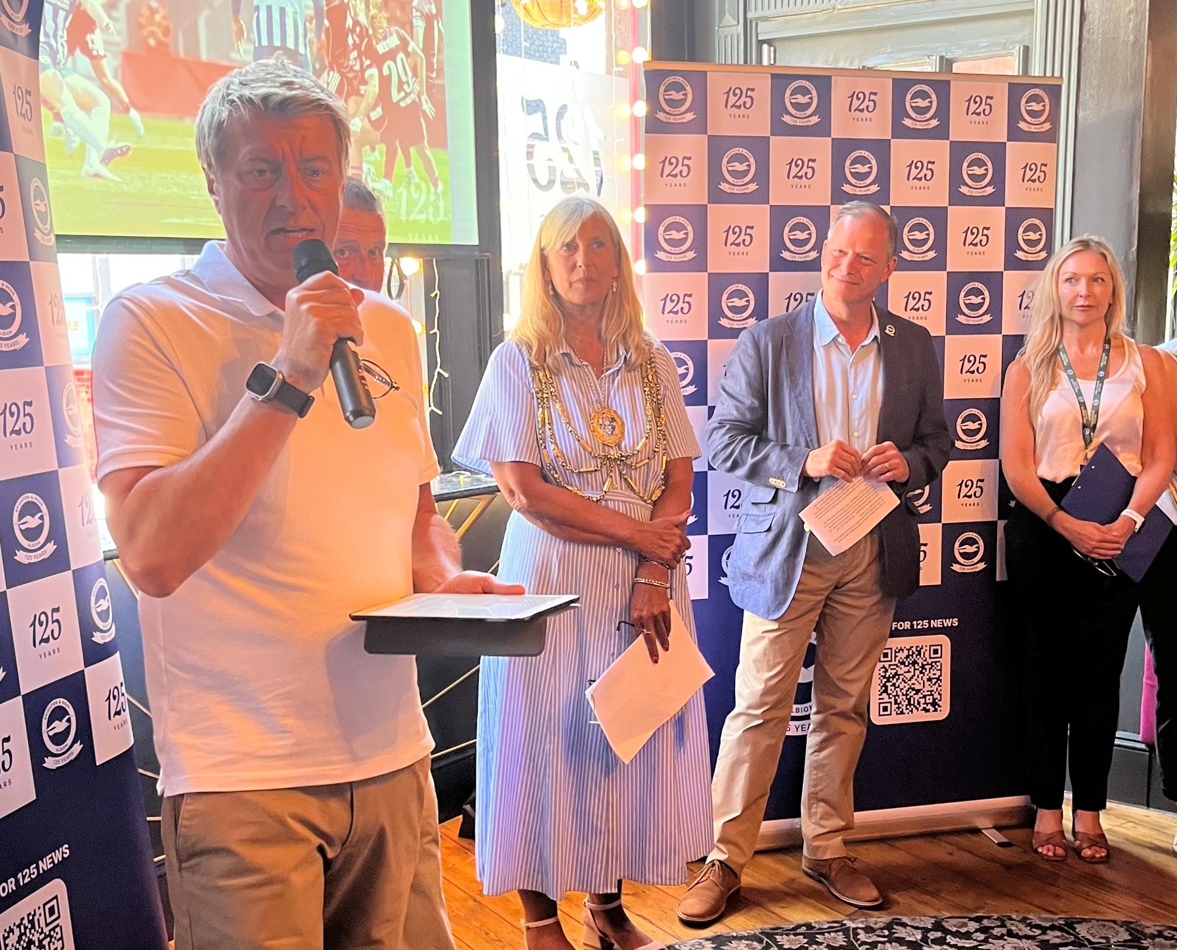Albion told they can't stand still after celebrating 125 years