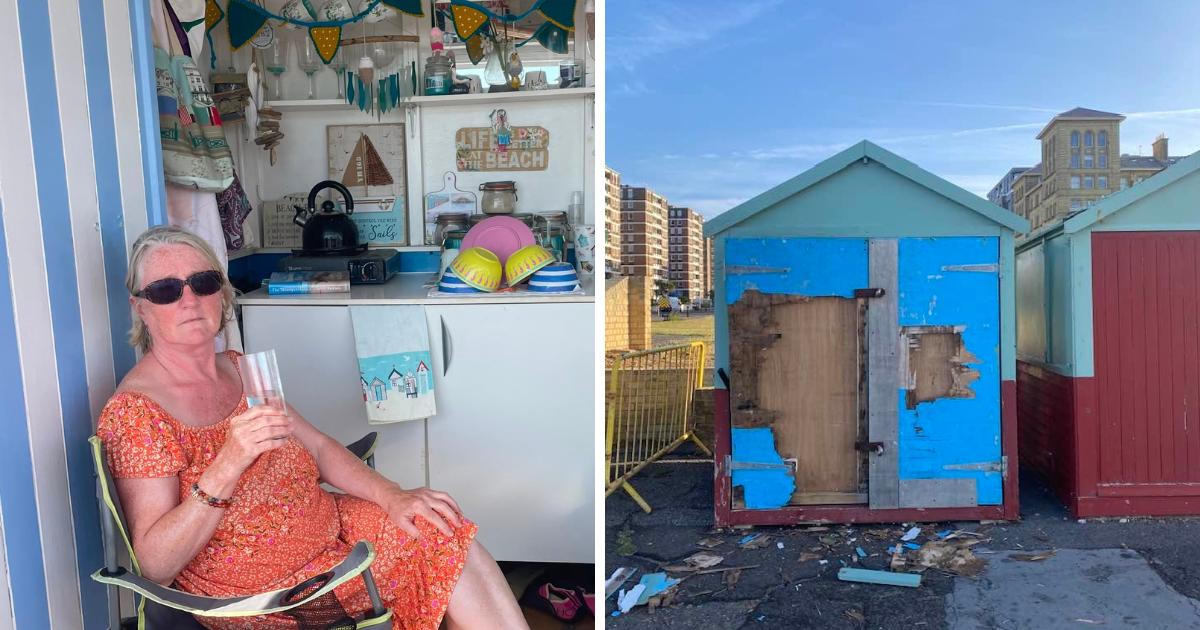 英國霍夫海灘小屋遭惡意破壞 業者籲增設監視器