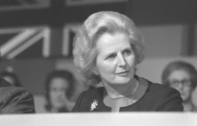 Margaret Thatcher at the 1976 Conservative party conference