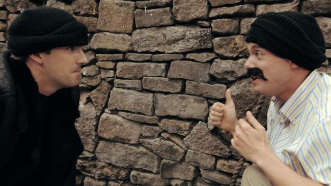 Bainbridge (Sam Massey) and Freddie (Philip Weddell) plot a caper...