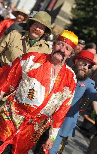 More than 100 men entered the first British Beard and Moustache held in Brighton on September 15, 2012