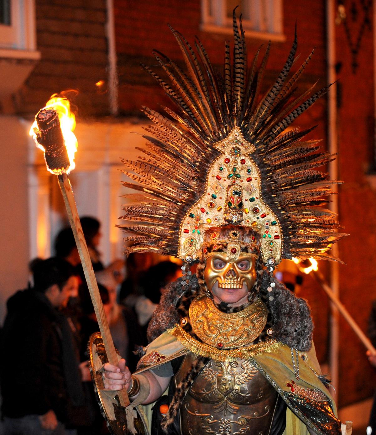 All the fun and spectacle of Lewes Bonfire 2013.