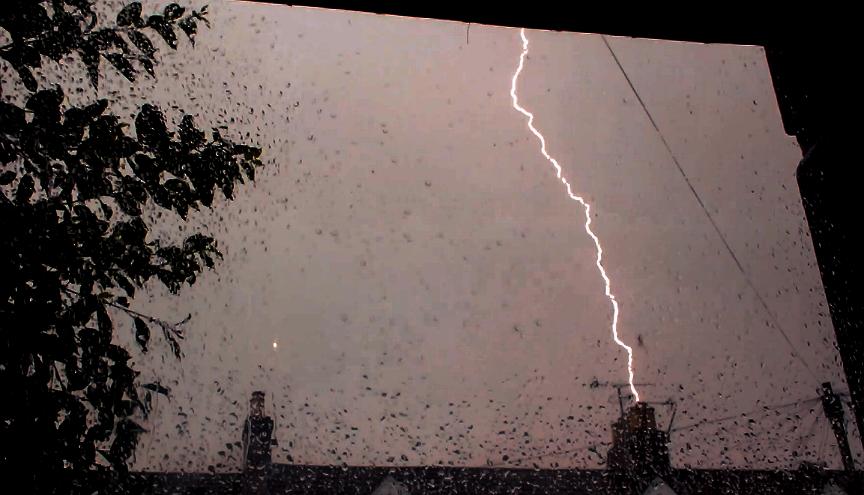 This is a lightning bolt over Worthing.