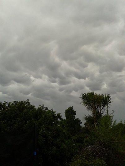 Alan Bowley sent this picture of storm clouds over Shoreham this morning.