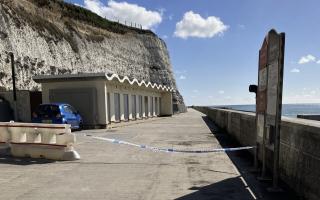 The scene of the incident in Ovingdean
