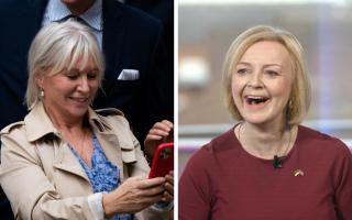 Nadine Dorries, left, has called on the Prime Minister to hold a General Election