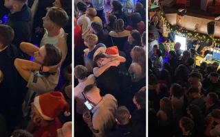 Fans held their head in their hand or hugged each other as England were knocked out of the World Cup by France