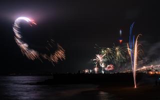 Last year, thousands of fireworks were set off from Brighton beach, including from a special plane