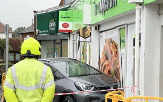 Emergency services called to co-op collision