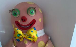 The Mr Blobby suit, an original made for the BBC in the mid-1990s, is available on eBay for more than £5,000