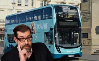 Richard Osman would like to see a Brighton and Hove bus named after him