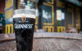 A pint of Guinness