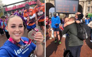 Jemima ran the London Marathon after just four months of training