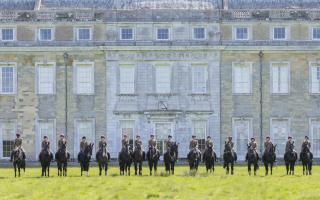 Household Cavalry visits Petworth Park