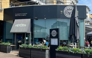 Pizza Express Brighton Marina, where Ash and Geeta waited an hour and a half for pizzas that never came