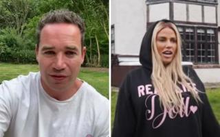 Kieran Hayler, left, claims he hasn't seen the children he shares with Katie Price, right, 'for six months'