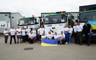 The convoy is on its way to Ukraine
