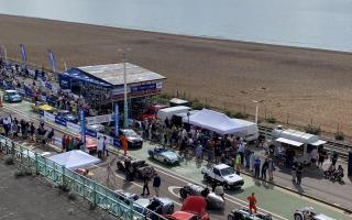 Hundreds of car enthusiasts flocked to Brighton seafront for this year's Speed Trials