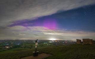 A stargazer spotted the celestial spectacle at Devil's Dyke in Brighton