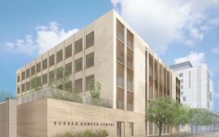 Plans for the new Sussex Cancer Centre which will replace the Barry Building