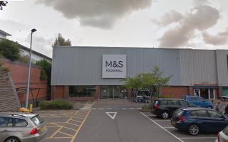 The M&S Foodhall in Carden Avenue