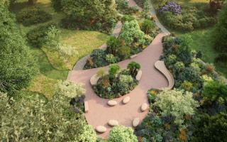 The new 'garden for the future' will open in spring 2025