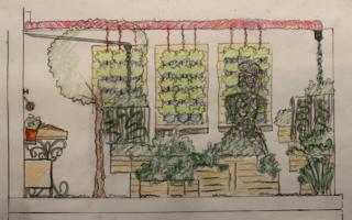 Plumpton College students' garden design