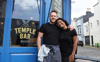 Adam Medhurst and Emilyn Rosa have started their own smash burger business in Brighton