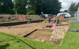 The remains of a Norman military bridge have been found
