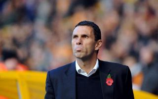 Gus Poyet watches nervously at Wolves last week