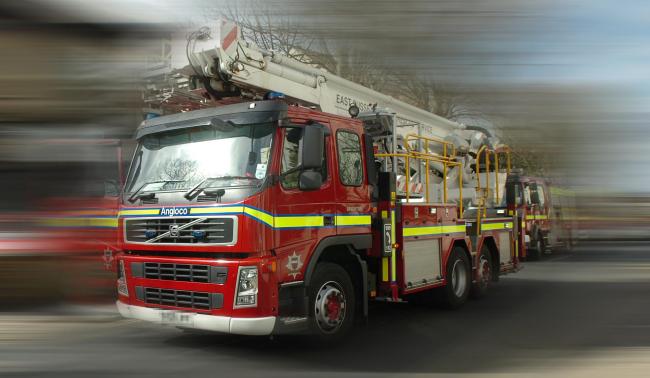 Fire crews respond to two house fire incidents within five miles and fifteen minutes of each other