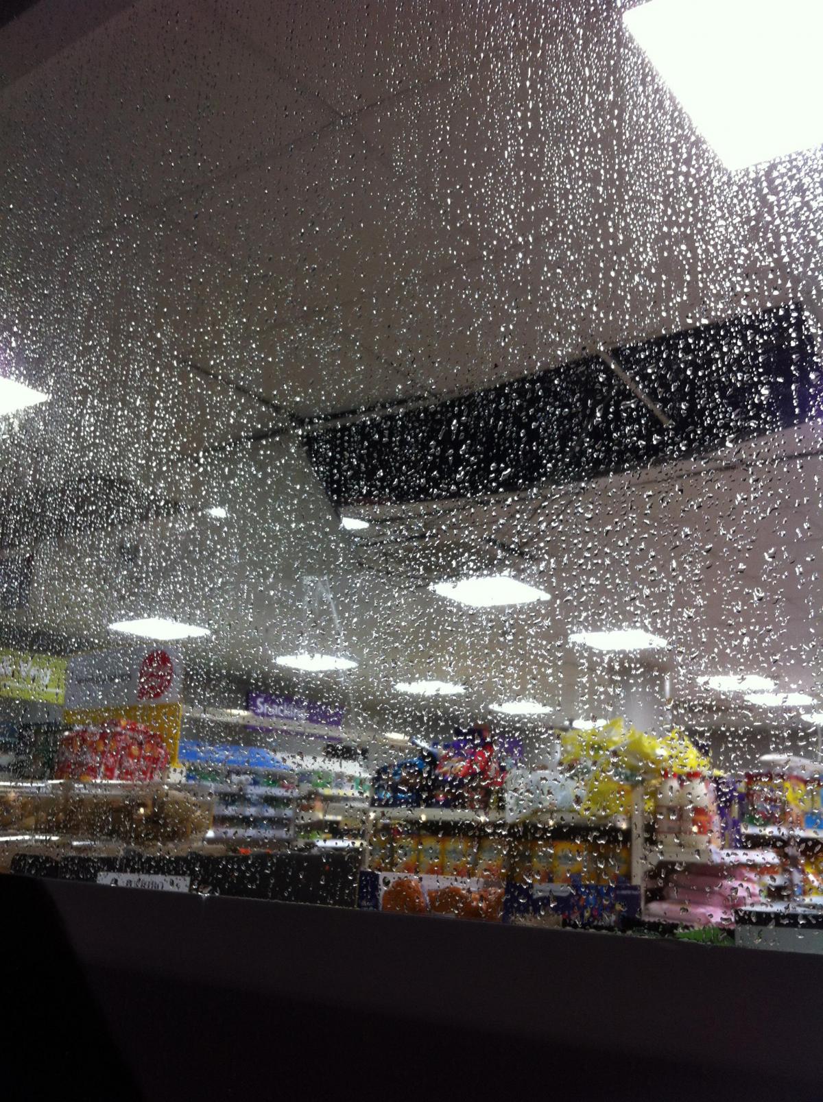 Store ceiling collapse in Brighton. Picture by Joe Paxton