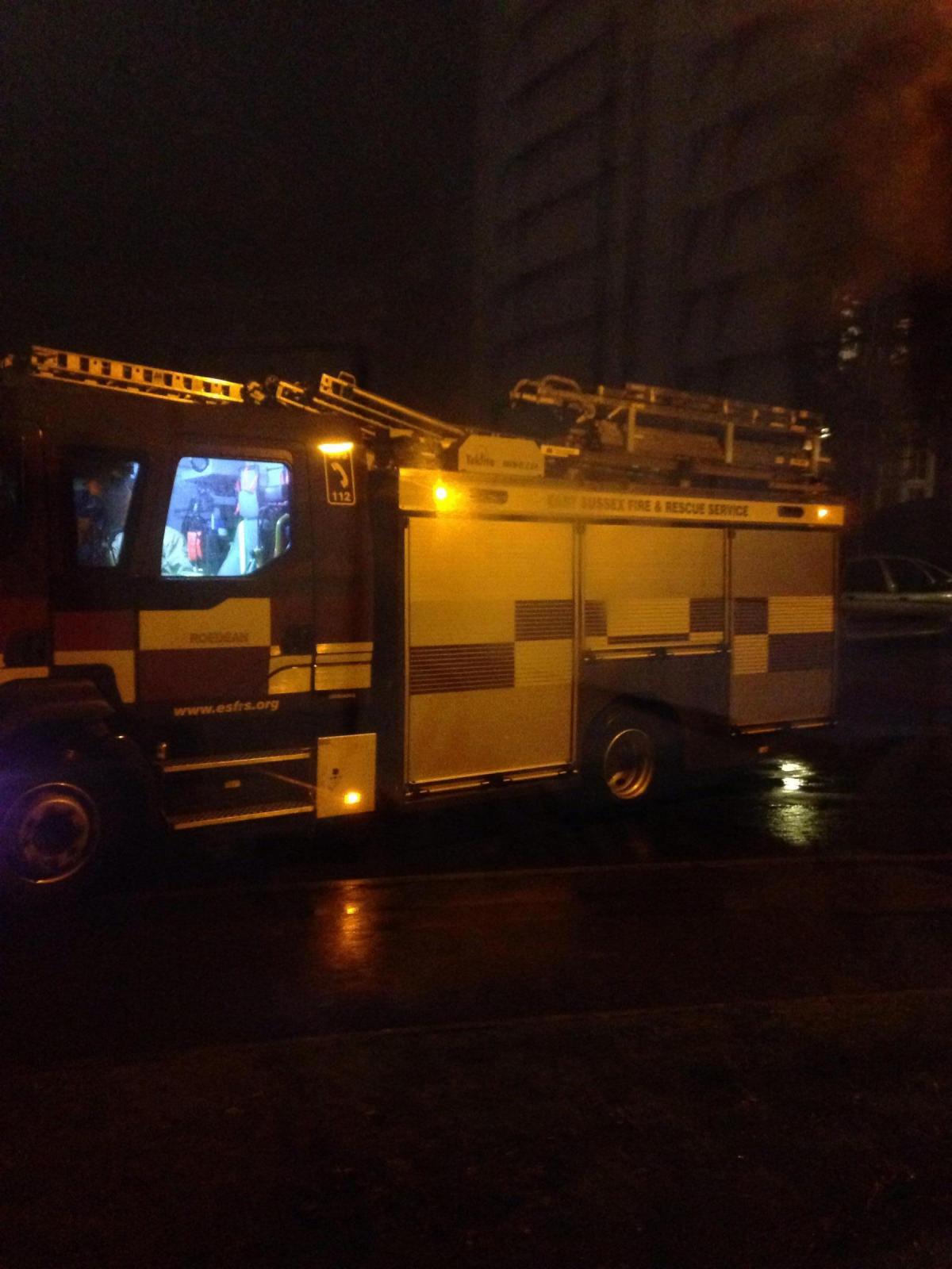Firefighters respond to callout in London Road, Brighton.