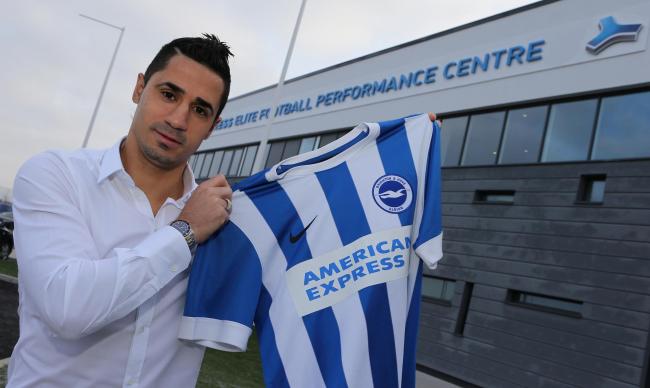 Beram Kayal at Albion's training ground yesterday. Picture by Paul Hazlewood