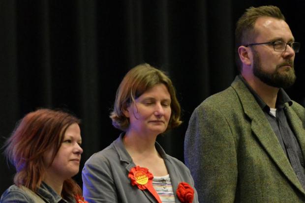 Hollingdean and Stanmer councillors Tracey Hill, Caroline Penn and Michael Inkpin-Leissner.  Picture: Terry Applin
