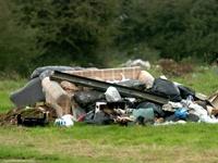 Half a million pounds is being spent clearing up after fly tippers