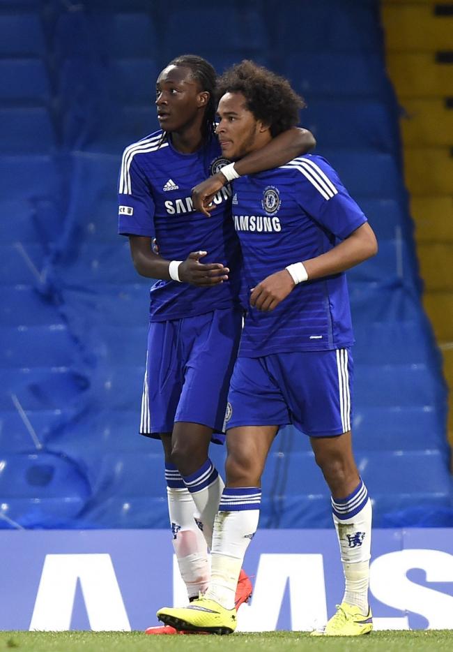 Chelsea's Izzy Brown, right, is on Albion's radar
