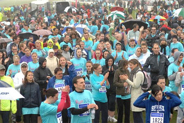 About 2,000 runners took part in the run