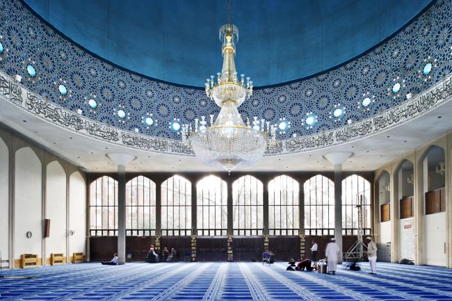 The London Central Mosque, Regent’s Park, has been given Grade II* listed status (Historic England/PA)