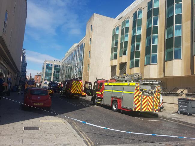Car catches fire in Brighton city centre car park