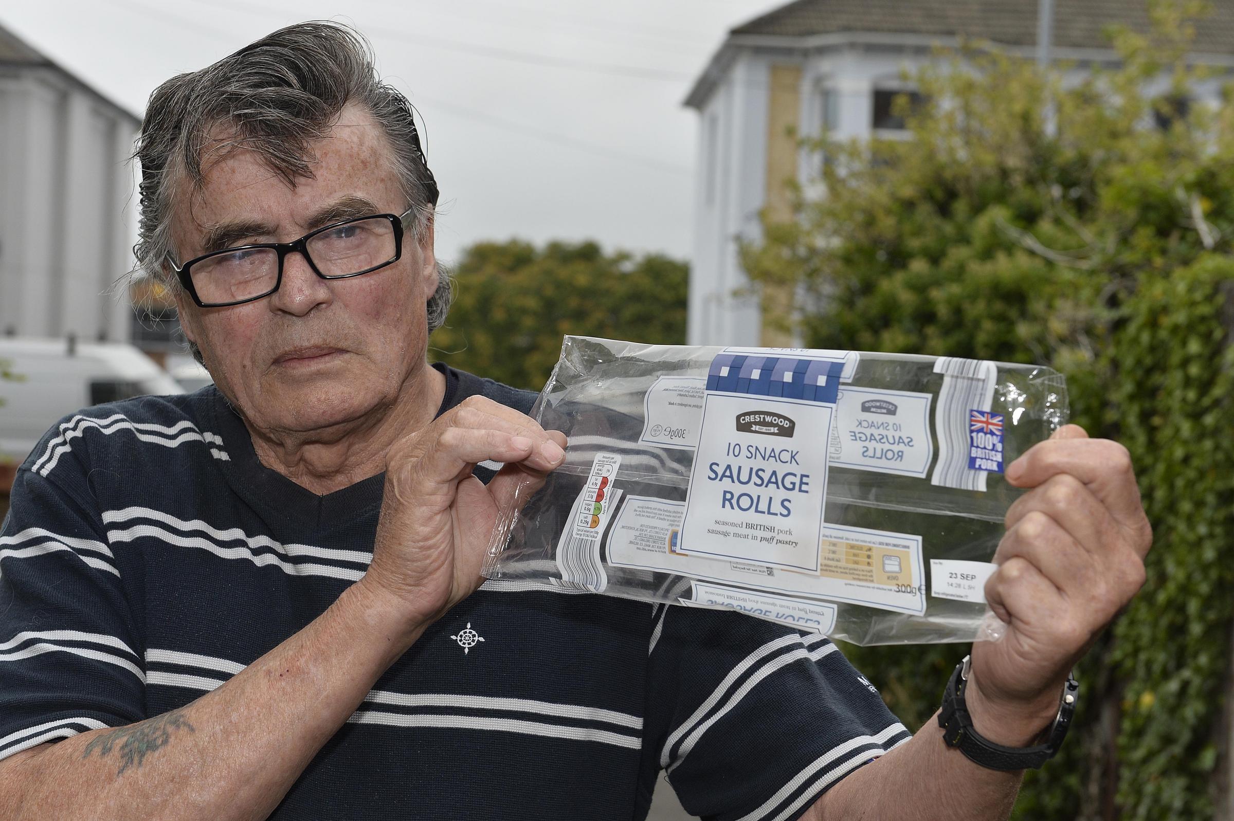 Pensioner who eats TEN sausage rolls a day furious to find pack contained only 9