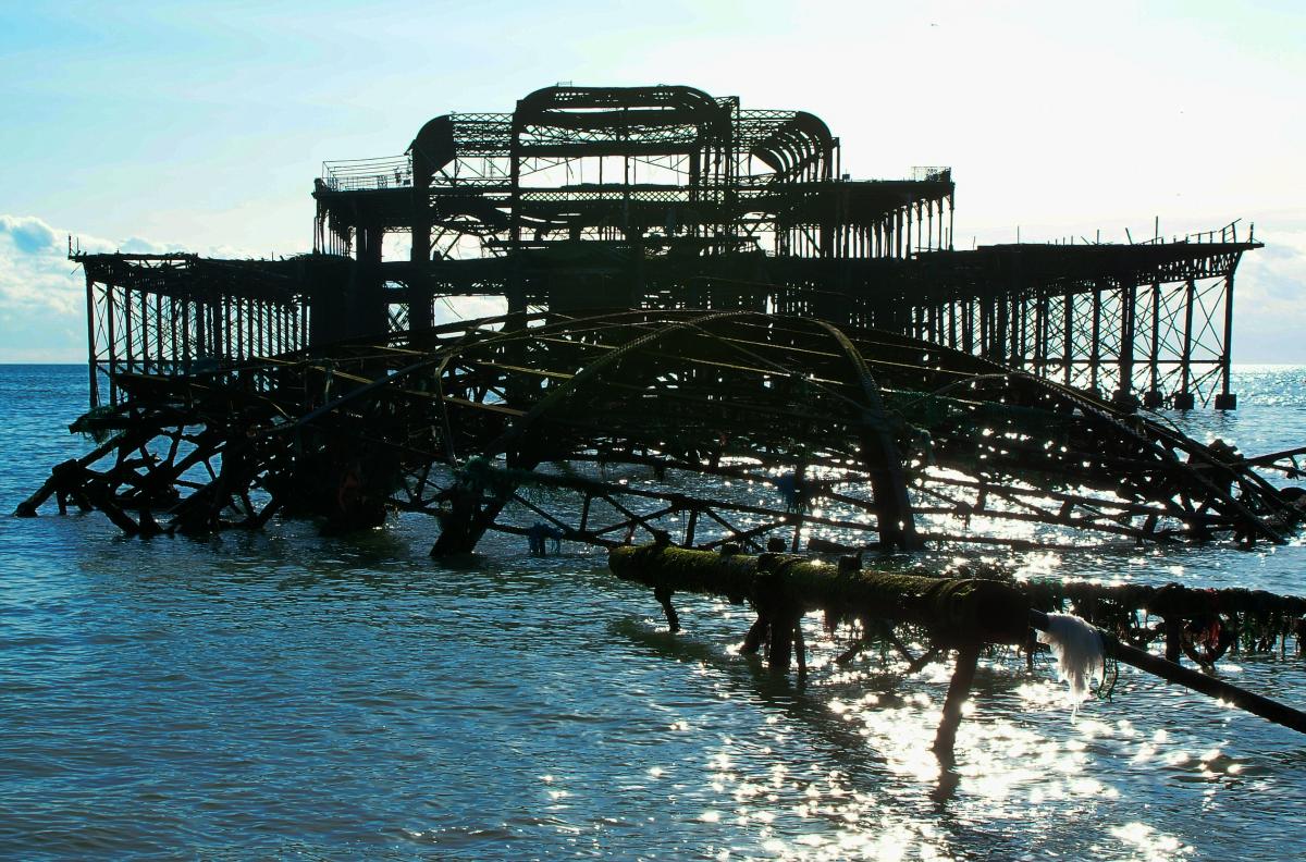 Brighton amateur photographer Alixzandra Arts took this photograph of the pier in the sunshine six weeks ago