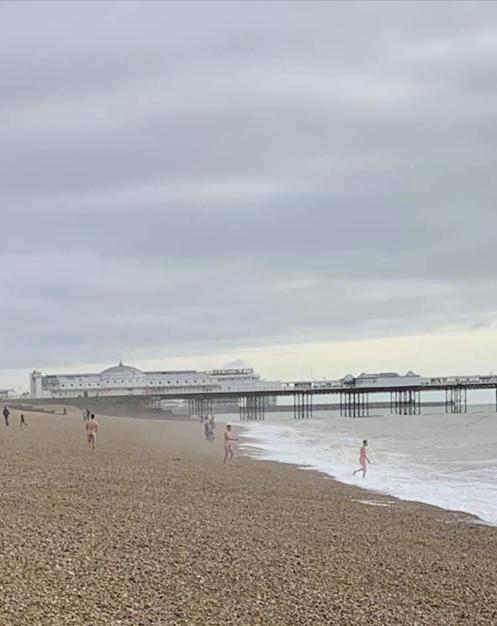 Skinny dippers surprise dog walker on Brighton beach | The Argus