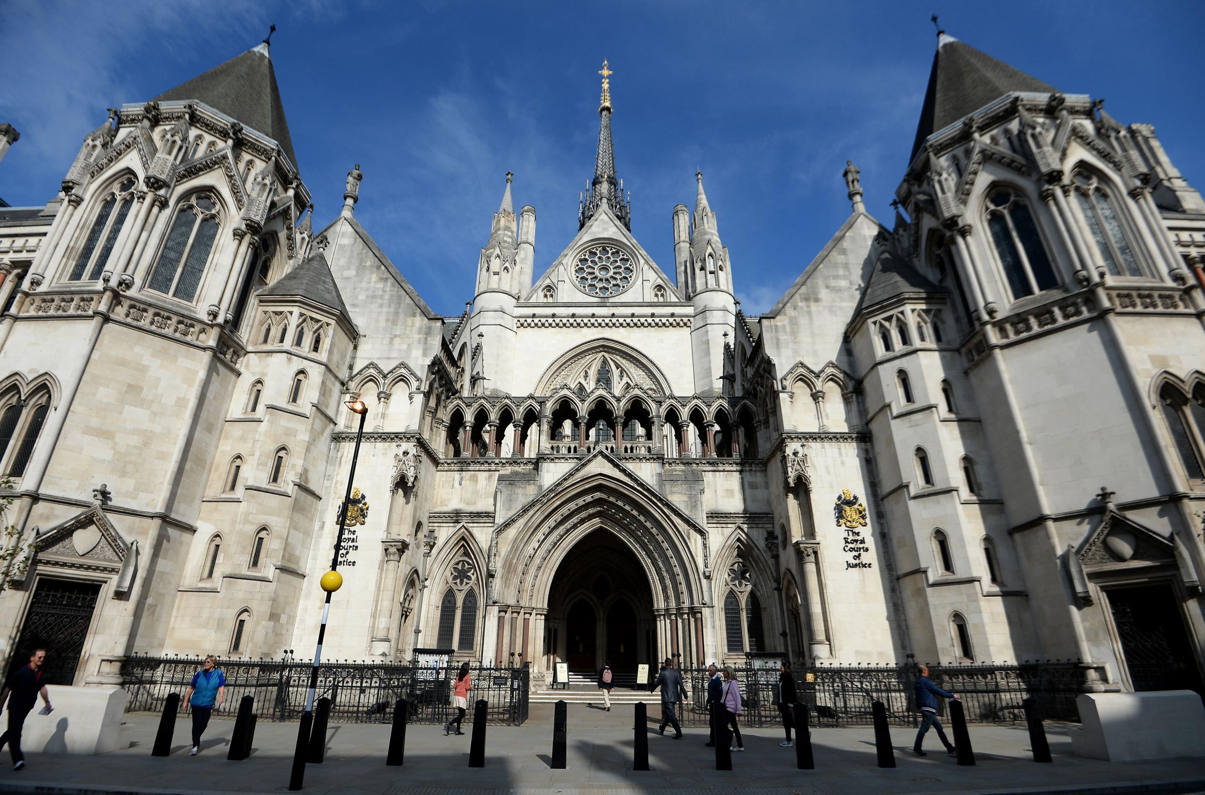 The Royal Courts of Justice, London Andrew Matthews/PA Wire.