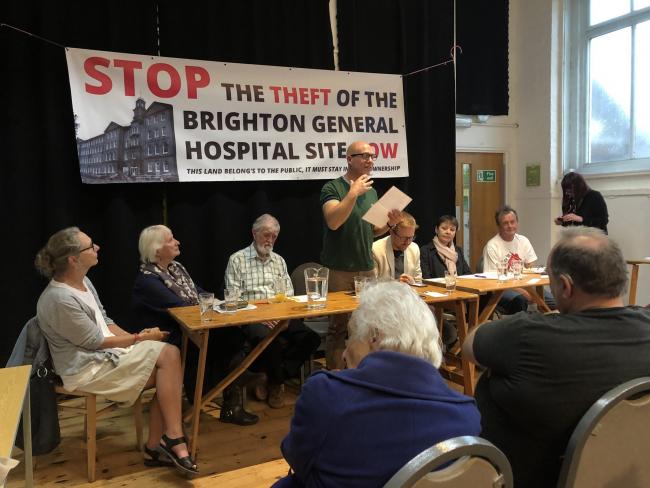 Campaigners and councillors attended the meeting