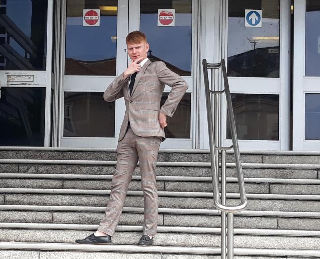Charlie Jupp strides out of Brighton Magistrates' Court